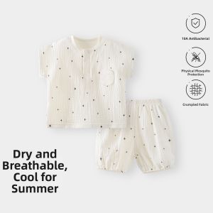 TONGLIANCHUXIN | Summer Thin Baby Vest Set 2 Pieces