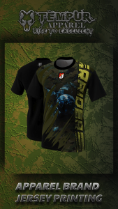 Kaos / jersey raider baju murah olahraga pria dryfit single print tempur 08
