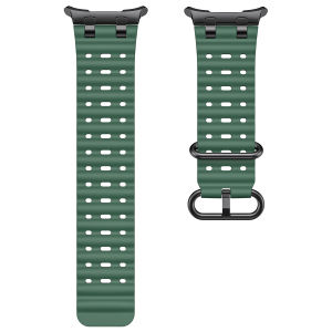 Marine Silicone Sport band for Samsung Galaxy watch Ultra 47mm Soft Breathable Bracelet For Galaxy Watch Ultra2025 Metal Connect