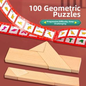Jiaxun | Brain Training Wooden Intelligence Puzzle for Kids Beechwood