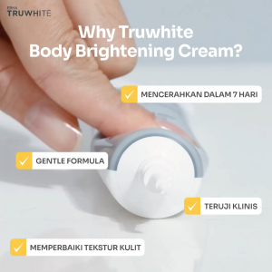 ERHA Truwhite Niacinamide & Chamomile Extract Body Brightening Cream 30g - Krim Pencerah