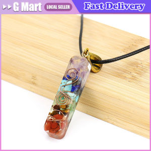 Natural Stone Gravel Pendant Necklace for Jewelry Making DIY Necklace Bracelet Accessory Wholesale