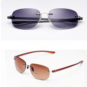 Resin Ultralight Bifocal Presbyopic Glasses Sunglasses Dual-Use Fashion Men and Women Outdoor Sunglasses for Fishing Presbyopic Glasses