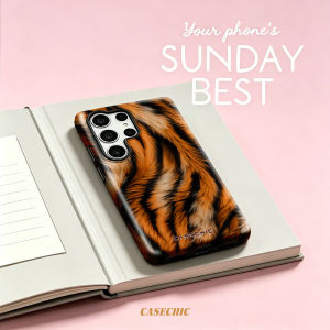 Potdemiel | Tiger Canopy For Samsung Galaxy S26 S25 S24 A56 A36 Dual Layer Luxury Fashion Full Lens Protective phone Cover CaseChic