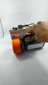 Senter Tangan Luby L-2675B 7 Watt + Emergency / Luby L 2675