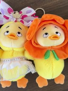 FENAFE【♥️Boneka Tidak Termasuk♥️】15/20CM Upset Duck Clothes Annoying Duck Doll Dress Cartoon Plush Series Doll Dress Little Yellow Duck Doll Clothes