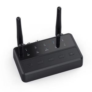 Bộ Thu Phát Âm Thanh Bluetooth 2IN1 Bộ Chuyển Đổi Không Dây HiFi Với aptX-Adaptive HD LL 3.5MM Aux RCA Cho Tai Nghe TV PC