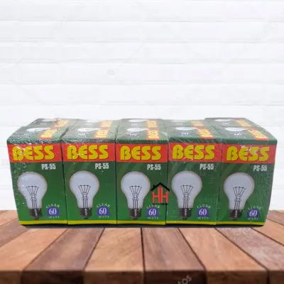 Lampu Pijar / Lampu Ayam / Bohlam Lampu Pijar Clear BESS Cahaya Kuning PAKET 10 PCS