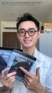 COMBO Quần Lót Boxer Air-Max Nam Vải Lụa Băng Tự Nhiên 100% Thun Lạnh Cao Cấp Màu Đen Xám Trơn Mát Thoáng Xì Lip Sì NATO