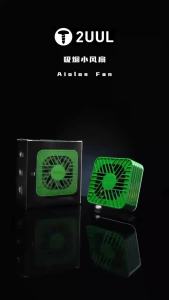 2UUL Aiolos Fan 3 in 1 Portable Fume Extractor Smoke Absorber with LED Light Cooling Fan for Phone PCB Soldering Repair