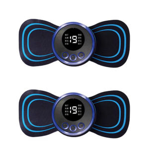 ซื้อ1แถม1 เครื่องนวด เครื่องนวดไฟฟา เครื่องนวดคอ เครื่องนวดพกพา เครื่องนวดไฟฟ้า เครื่องนวดแบบพกพา เครื่องนวดems เครื่องนวดญิง เครื่องนวดจิ๋ว เครื่องนวดไฟฟ้าแผ่นแปะ สำหรับนวดไหล่หลังแขนขานวดตัวกระตุ้นผ่อนคลาย