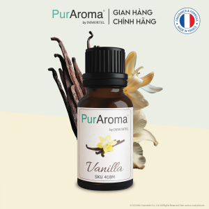 (Chai Lớn) Tinh dầu HƯƠNG VANI nguyên chất PurAroma by IMMORTEL - Chính hãng Pháp