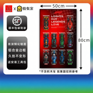 F1 Series Compatible Display Mount Frame for Building Models