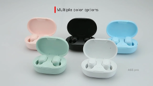 Headset Bluetooth A6S Lite Full Bass TWS Headphone Nirkabel 5.2 Earphone Headset HD Earbud Olahraga