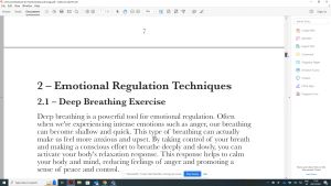 PDF Workbook for Parents Dealing with Anger