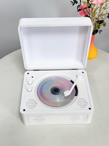 Middix CD/DVD Player with Speaker for Kpop Retro Bluetooth Stereo Portable Music Player Built-in Battery AUX input/output