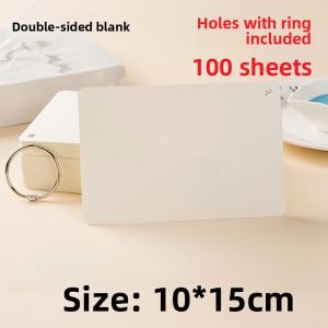 Blank Love Voucher Memory English Word Learning Cards Pinyin Field Grid DIY Creative Trendy Business Supplies Stationery