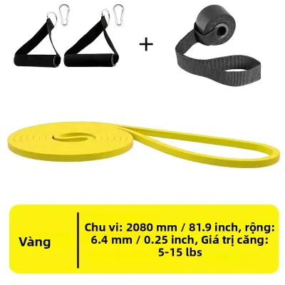 Dây Đàn Hồi Tập Luyện Đa Năng Cho Nam Và Nữ Vòng Tập Thể Dục Tăng Cường Sức Mạnh Dụng Cụ Tập Thể Hình Dụng Cụ Tập Tay Chân Hông.