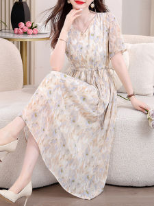 DAIXIANGFEIZI | Summer New Style Short Sleeves Chiffon Dress