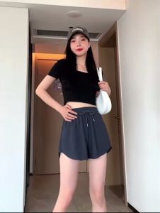 กางเกงขาสั้น ผญ กางเกงขาสั้นผ้าฝ้าย ผ้านิ่มใส่สบาย รหัส 821