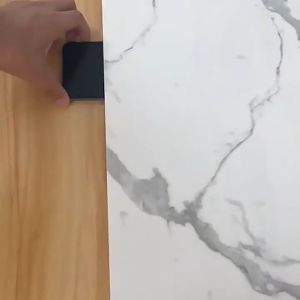 Self-Adhesive Wood Grain Design Wall Stickers Strong Adhesive Vinyl Wall Panels Washable And Reusable Imitation Tile Foam Board Wall Mounted Rectangular Bathroom Bedroom Dirt-Resistant Decorative Floor Wall Stickers