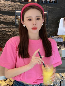 Dopamine Boosting Sponge Hairband Sweet Stylish Versatile Candy Colored Headwear Hair Clip New 2025  out Korean Style