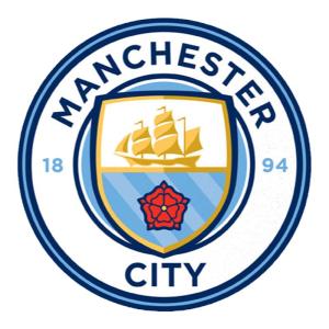 Reflective City Football Team Haaland Fan Sticker
