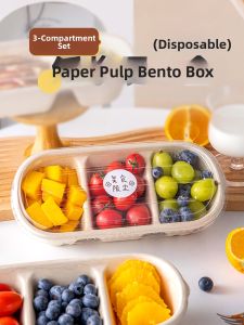 MEIDI | Disposable Paper Pulp Meal Box Eco-Friendly