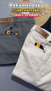 Celana Chinos Anak Tanggung Buat Lebaran Usia 7 Sampai 12 Tahun