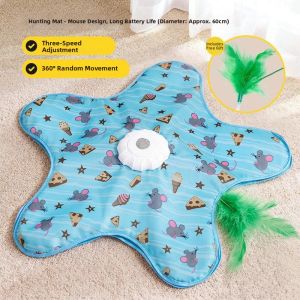 HUAZINIAO | Automatic Spinning Pet Toy Star Self-Entertaining Interactive Hide-and-Seek Cover
