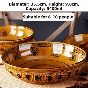 ZHENMIAO | Ceramic Large Bowl