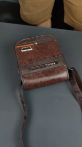 Tas Selempang Kulit Sintetis Import Merk Polo Amstar 100% Real Picture