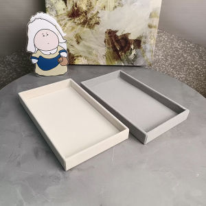 Acrylic Jewelry Box with Built-In Velvet Drawers Earring Stud Necklace Watch Tray Soft Fabric Watch Holder Storage Organizer