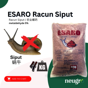 ESARO Racun Siput (500g) / Snail Poison/ Molluscicide Pellets Metaldehyde 5% 蜗牛药/螺药