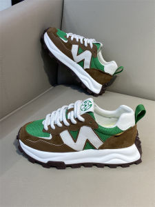 Mens Casual Sport Shoes 2024 Spring New Style AGAN Thick Bottom Heightening Dad Shoes Trendy Match All Youth And Middle-Aged