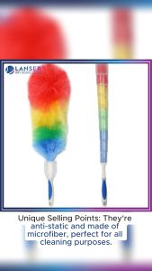 HOUSEHOLD CLEANING MICROFIBER ANTI STATISTIC FEATHER DUST/FOR ALL CLEANING PURPOSES