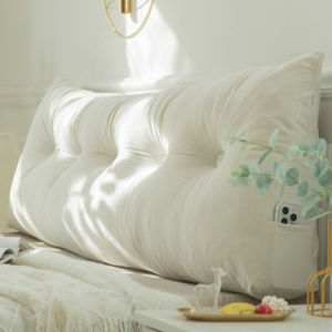 หมอนอิงหัวนอนทรงสามเหลี่ยมทรงเรขาคณิตสีพื้นสไตล์โมเดิร์นสำหรับห้องนอนและโซฟา Tatami หมอนอิงหัวนอนแบบลำลอง