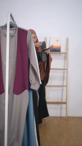 Gamis Crinkle Model Baru / Gamis Patern Etnik yang Unik / Gamis Gemila by Hijab Hayuri