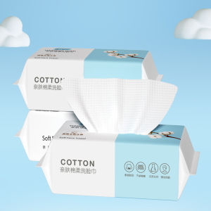 CHUBEISHI | Cotton Facial Wipes with Pull-out and Wall-mount Design