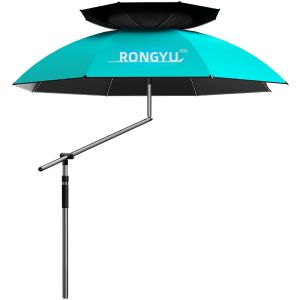 RONGYU | Ô Dù Câu Cá Chống Tia UV Chống Nước Chịu Gió Mạnh