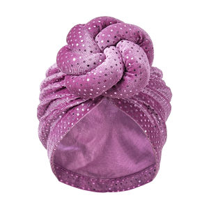 Bonnet For Women Cap Turban Folded Bud Exquisite Headscarf Casual Comfortable Fashion Versatile Warm Cross Hat Edge Wrinkle Lace
