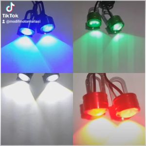 LAMPU MATA ELANG STROBO FLASH KEDIP 3 LED DENGAN PLUS BREKET HARGA SEPASANG
