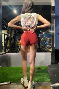 Original Hand-Drawn Summer Loose Yoga Fitness Sports T-Shirt Vest Quick-Dry Fabric Breathable Womens No Chest Pad Nylon