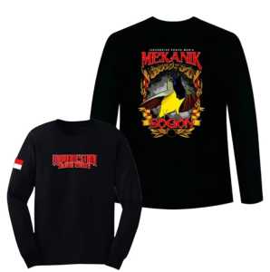 KAOS   LENGAN PANJANG  INDONESIAN SOGON MOTIF MERAH