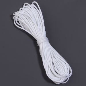 10Yards 2mm Solid Color Braided Polyester Rope Cord Thread For DIY Keyring Phone Chain Home Sewing Accessories Crafts Materials