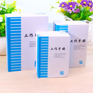 Portable Soft Cover Work Notebook Small Pocket Size Meeting Record Book Business Stationery Supplies A7 Size for Students And Office Workers