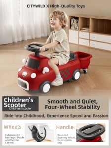 YUEZHANJINGDU | Rocking Horse and Twisting Car Toy for Toddlers