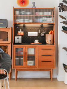 HOUYE | High-Integrated Storage Cabinet Cherry Wood