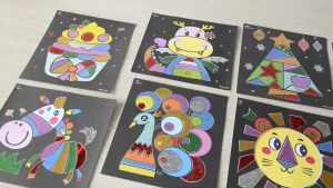 75.[SEDIA STOK ADA] Playkidzz mn s Magic Lukisan Sticker Set Kids DIY Magical Sticker Painting gift set toys 魔幻艺术贴纸🎨