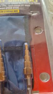 3PCS HSS Spiral Groove Step Drill Bit Set Titanium Coated Wood Metal Hole Cutter Core Drill Bit